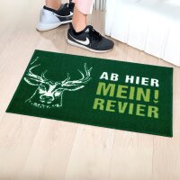 GILDE Polyamid-Fußmatte Ab hier mein Revier