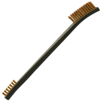 WPW Stielbürste 2-seitig mit Bronzebesatz