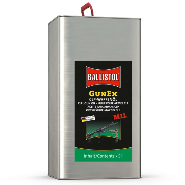 BALLISTOL Gunex MIL Waffenöl 5 Liter