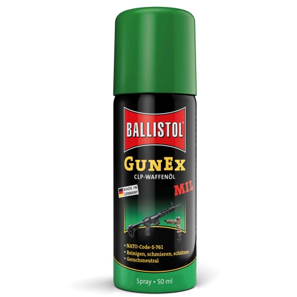 BALLISTOL Gunex MIL Waffenöl Spray 50 ml