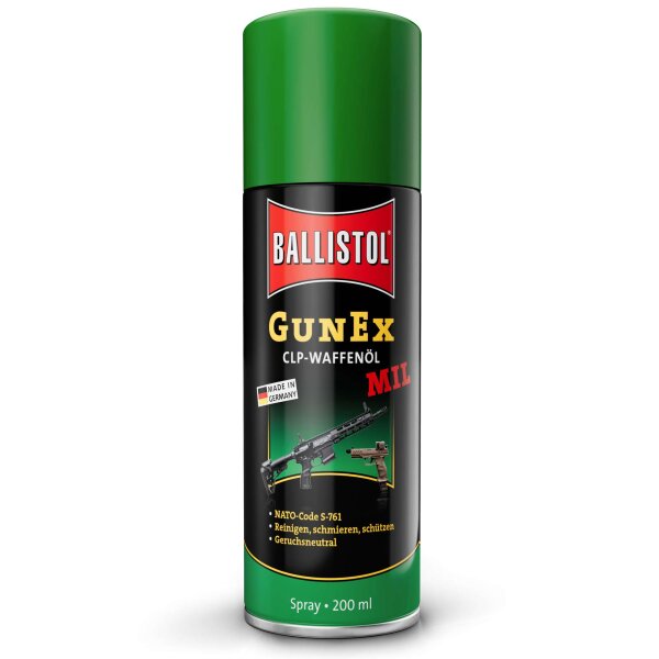BALLISTOL Gunex MIL Waffenöl Spray 200 ml