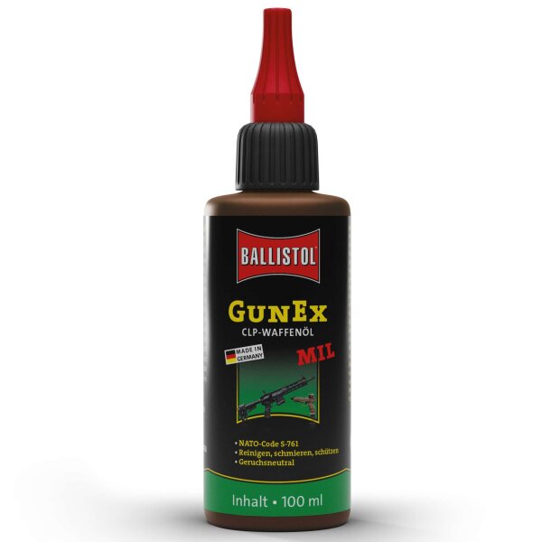 BALLISTOL Gunex MIL Waffenöl mit Dosierspitze 100 ml