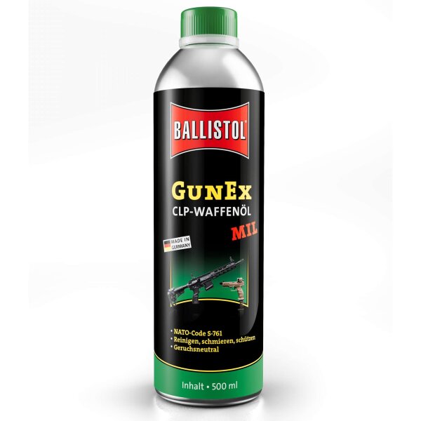 BALLISTOL Gunex MIL Waffenöl 500 ml
