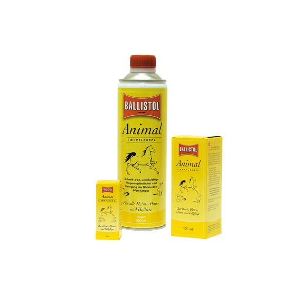 BALLISTOL Animal Tierpflegeöl – 10 ml bis 5 Liter