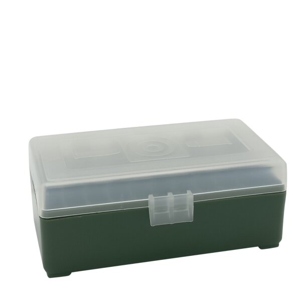 WPW Patronenbox für Kal. .357 mit Klappdeckel – 50 Patronen