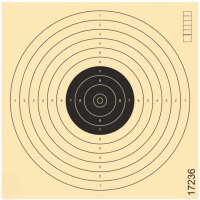 WPW Luftpistolenscheiben 17 × 17 cm –...