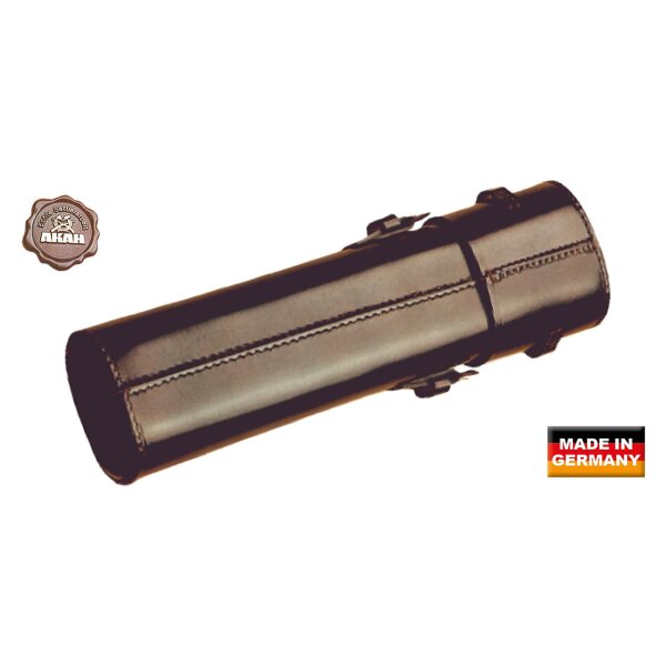 AKAH handgenähter Zielfernrohrköcher aus Rindleder Größe M 360 × 85 × 60 mm