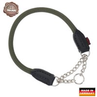 AKAH Landlord Hundehalsung aus Halbstatikseil – 40 cm – 37,5–47,5 cm verstellbar