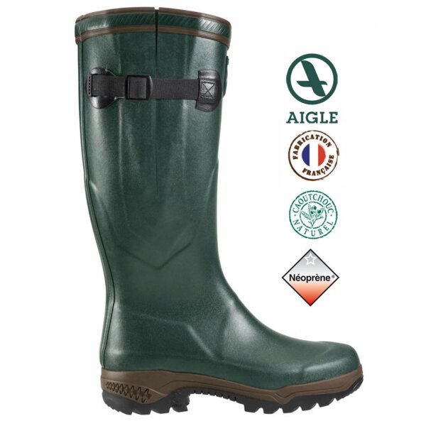 AIGLE Parcours 2 Iso Gummistiefel in grün - Größe 38