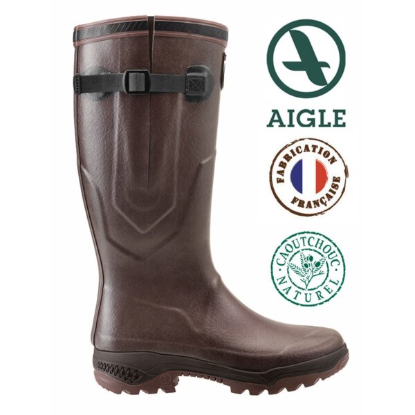 AIGLE Parcours 2 Vario Gummistiefel in braun - Größe 46