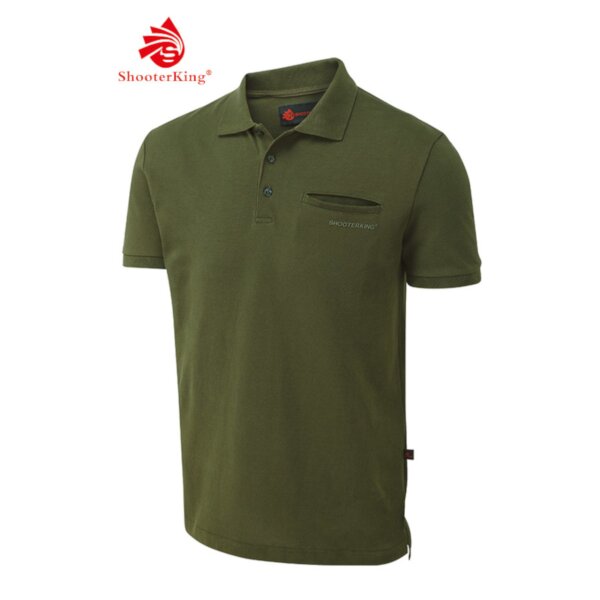 SHOOTERKING Game Polo Shirt in grün aus Baumwolle - Größe 3XL/58