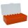 WPW Patronenbox für Kaliber .223 mit Klappdeckel – 50 Patronen Orange-transparent