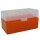 WPW Patronenbox für Kal. .243 bis .308 50 Patronen mit Klappdeckel orange-transparent