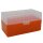 WPW Patronenbox für Kal. .243 bis .308 50 Patronen mit Klappdeckel orange-transparent