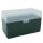 WPW Patronenbox für Kaliber .30-06/6,5 × 55 mit Klappdeckel – 50 Patronen Grün-transparent