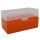 WPW Patronenbox für Kaliber Short Magnum mit Klappdeckel – 36 Patronen Orange-transparent