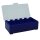 WPW Patronenbox für Kaliber .357 mit Klappdeckel – 50 Patronen Blau-transparent