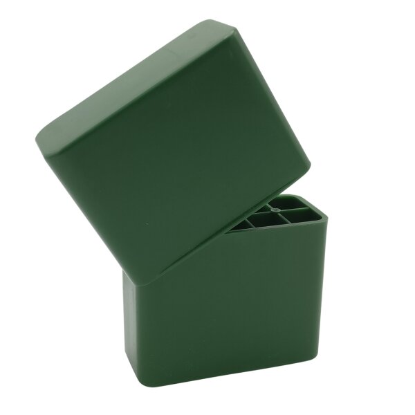 WPW Patronenbox für große Kaliber mit Stülpdeckel – 10 Patronen Grün