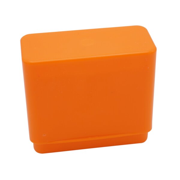 WPW Patronenbox für große Kaliber mit Klappdeckel – 10 Patronen Orange