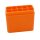 WPW Patronenbox für große Kaliber mit Klappdeckel – 10 Patronen Orange