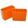 WPW Patronenbox für große Kaliber mit Klappdeckel – 10 Patronen Orange