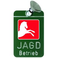 AKAH Autoschild Jagdbetrieb mit Länderwappen Niedersachsen