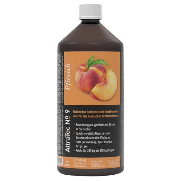 AttraTec No. 9 Lockmittel mit bio-aktiven Aromen - Pfirsich