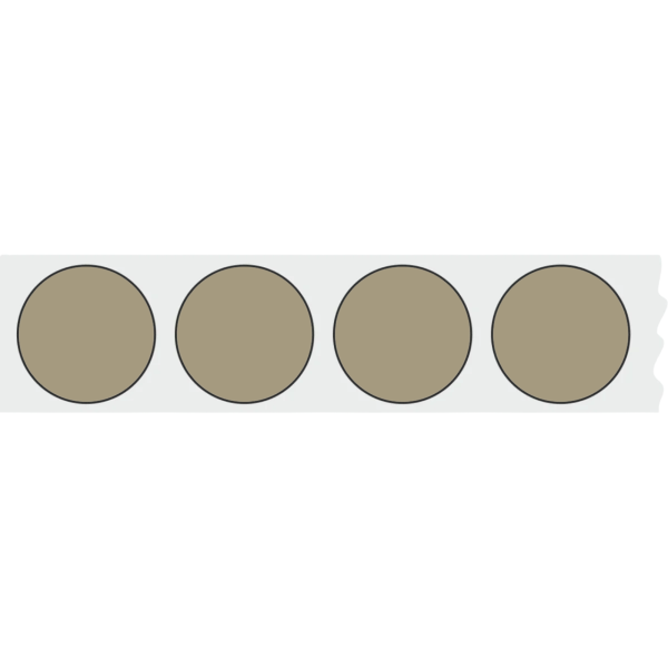 WPW Schusspflaster ⌀20 mm – 500 Stück – Grau