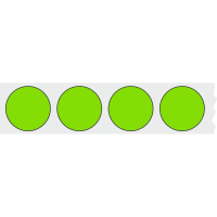 WPW Schusspflaster ⌀20 mm – 1000 Stück – Grün