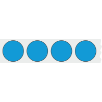 WPW Schusspflaster ⌀20 mm – 1000 Stück – Blau