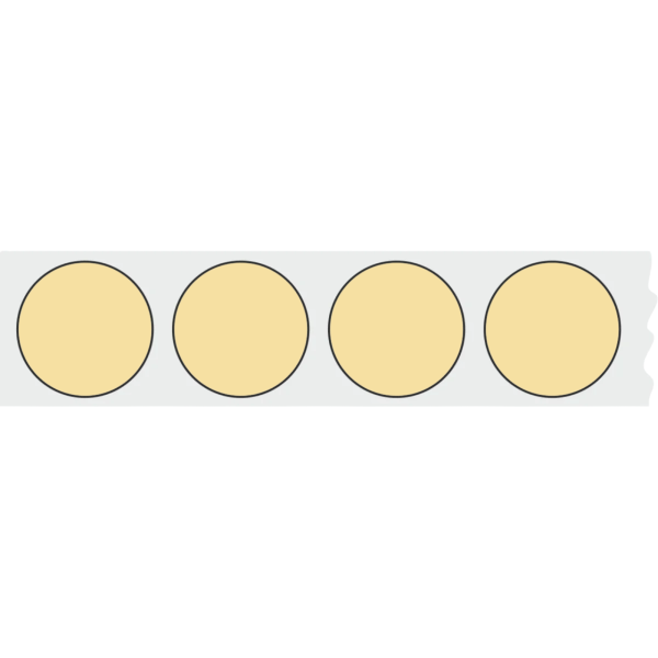 WPW Schusspflaster ⌀20 mm – 1000 Stück – Chamois